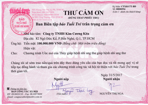 thu cam on bao tuoi tre