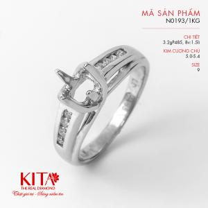 Vỏ Nhẫn Kim Cương Vàng Trắng